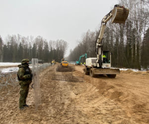 Budują mur na granicy polsko-białoruskiej