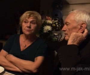 M jak miłość - kulisy serialu. 54 rocznia ślubu Mostowiaków. Witold Pyrkosz (Lucjan), Teresa Lipowska (Barbara)