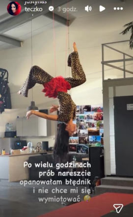 Steczkowska na próbach przed Opolem