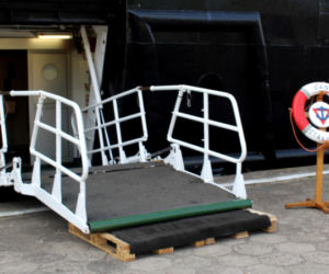 Wycieczkowiec m/v Gann w Szczecinie