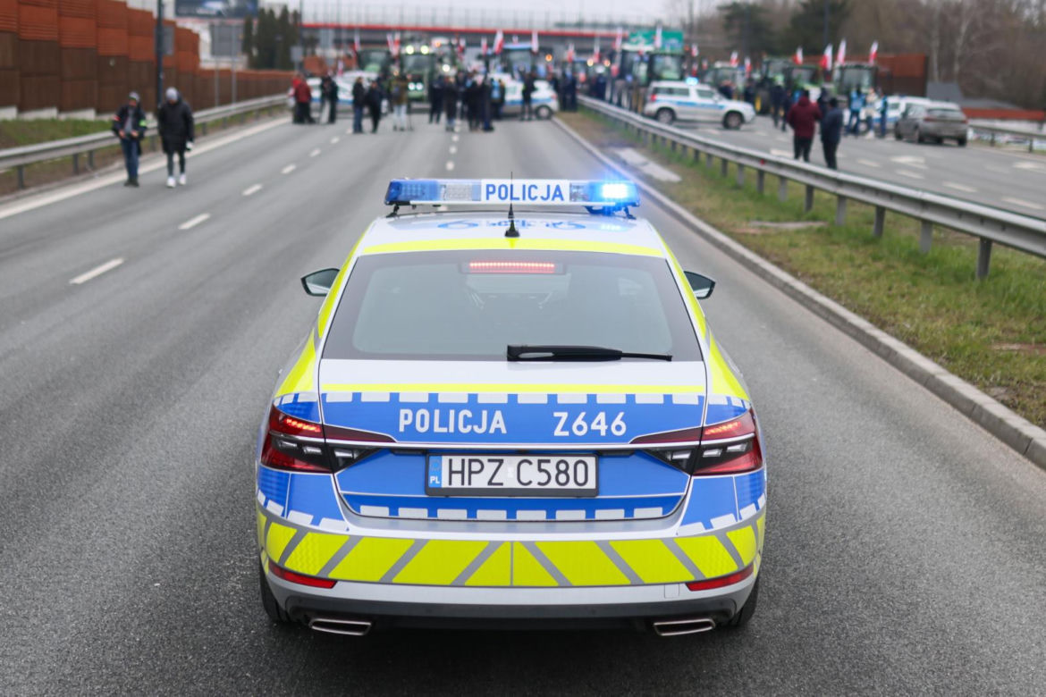 Protesty rolników na Mazowszu