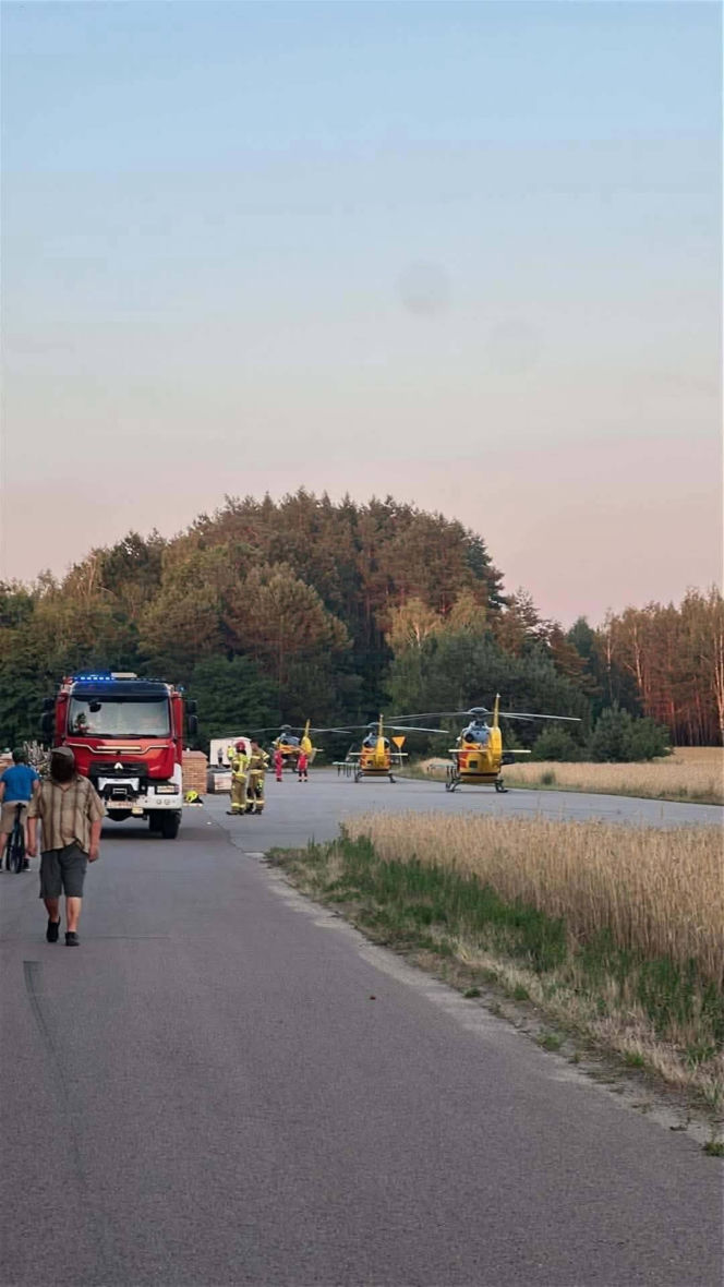 Poważny wypadek w powiecie łukowskim