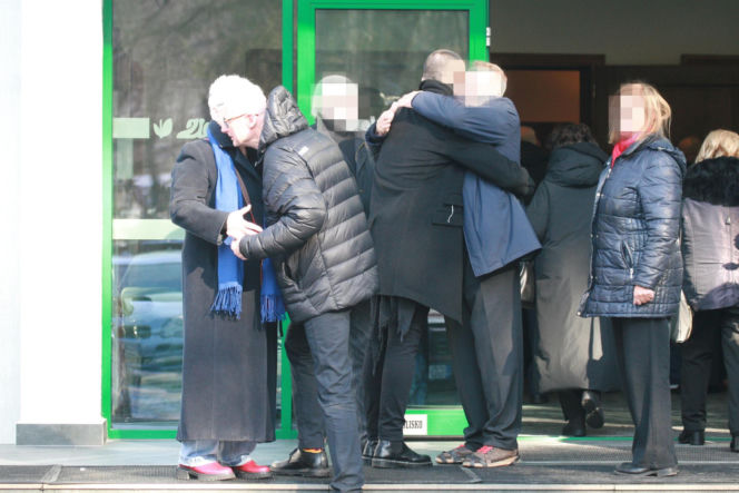 Pogrzeb Mirosława Krawczyka w Gdańsku: Aneta Zając i Mikołaj Krawczyk