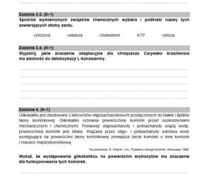 Matura biologia rozszerzona 2021 - arkusz CKE