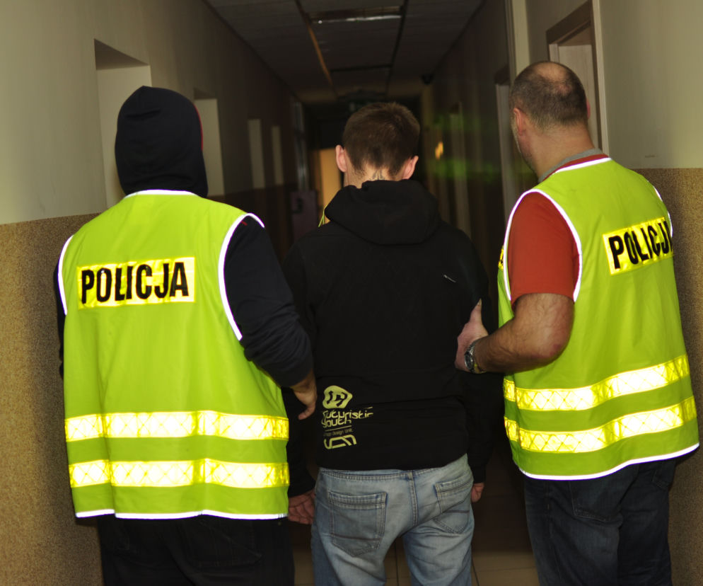 Dziś policja zatrzymała 22-latka w zakładzie pracy