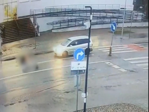 Kierowca opla wjechał w 15-latka na hulajnodze! Wszystko się nagrało!