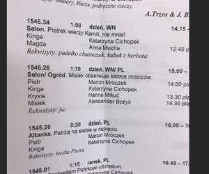 M jak miłość. Katarzyna Cichopek na Instagramie pokazała plan pracy