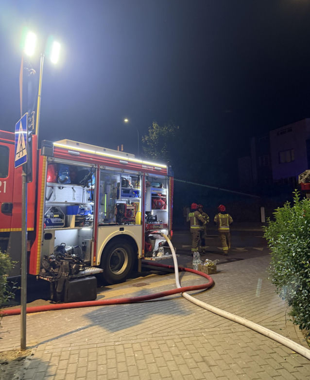 Potężny pożar w Koszalinie