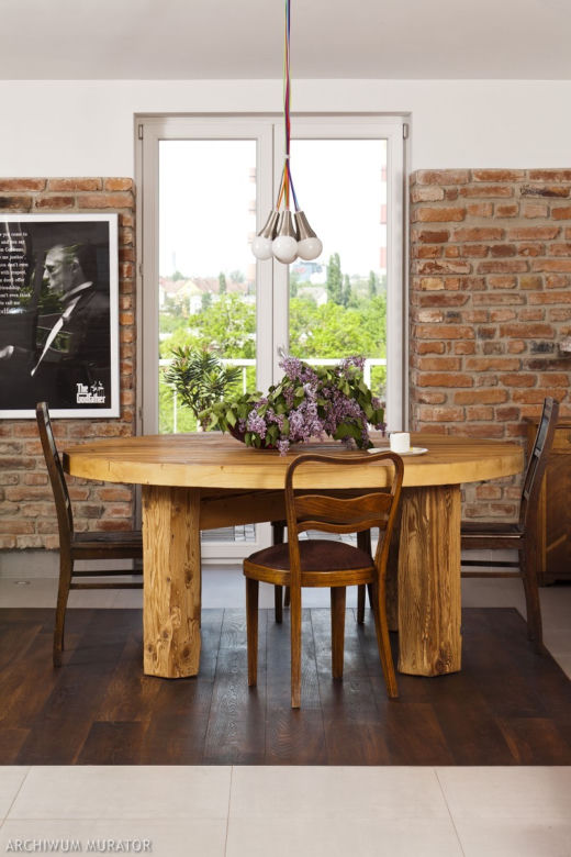 Loft jadalnia stół