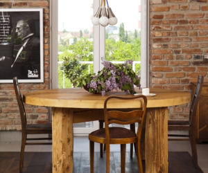 Loft jadalnia stół