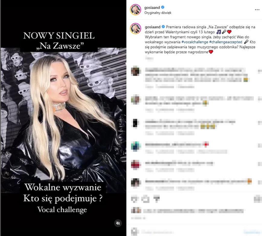 Gosia Andrzejewicz wraca
