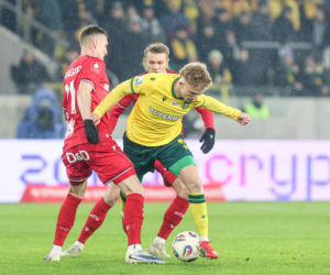 GKS Katowice - Widzew Łódź, zdjęcia kibiców z meczu 20. kolejki PKO BP Ekstraklasy