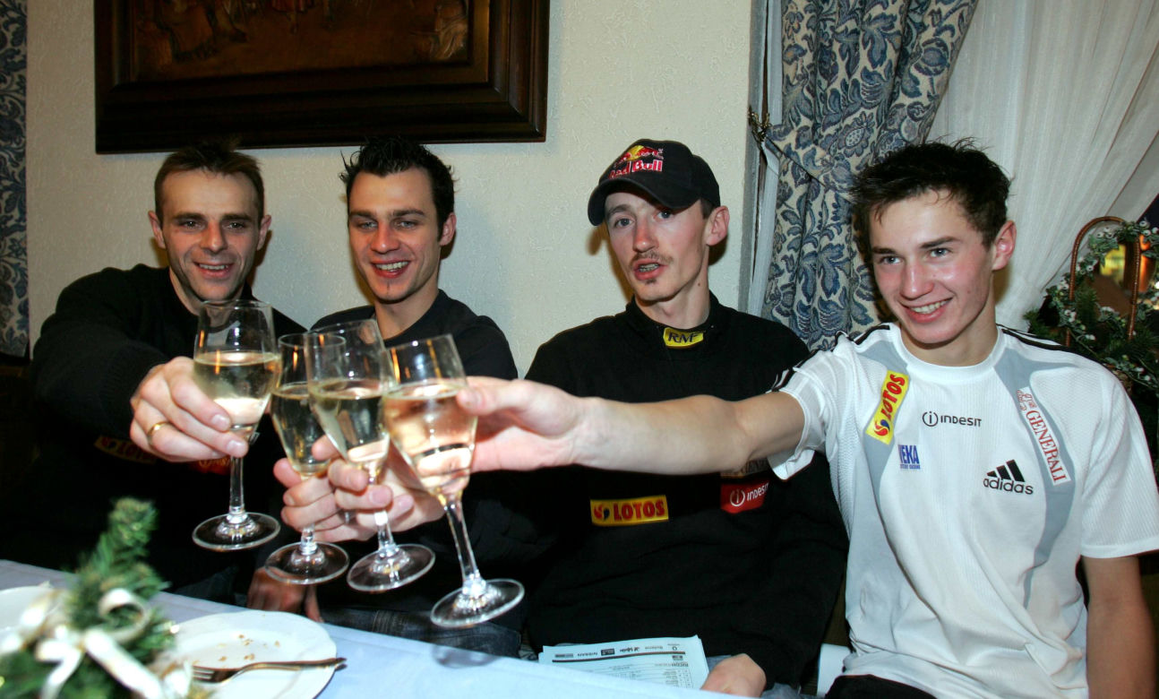 Kamil Stoch 15 lat temu