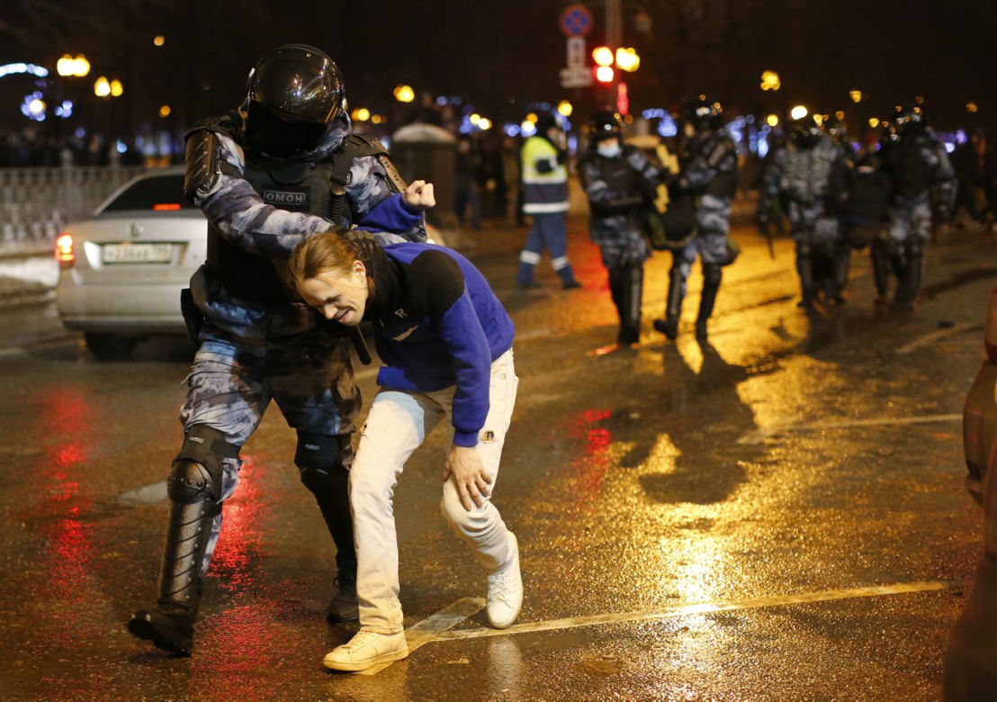 Protesty w Rosji po aresztowaniu Aleksieja Nawalnego