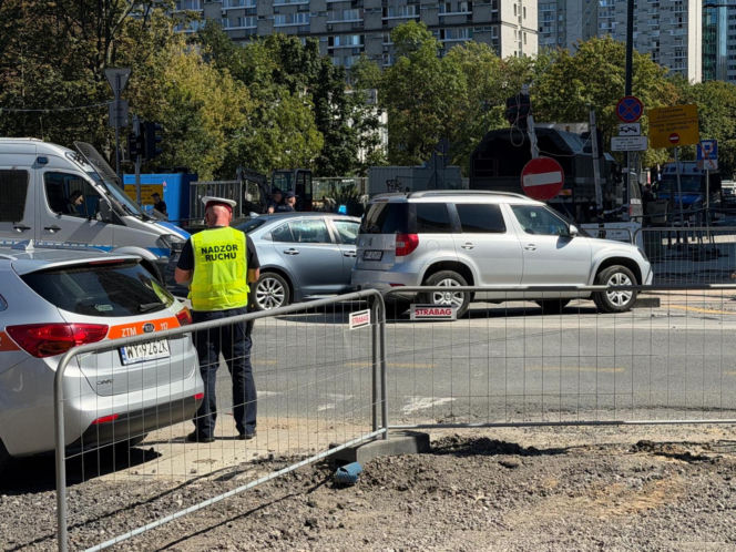Niewybuch w centrum Warszawy