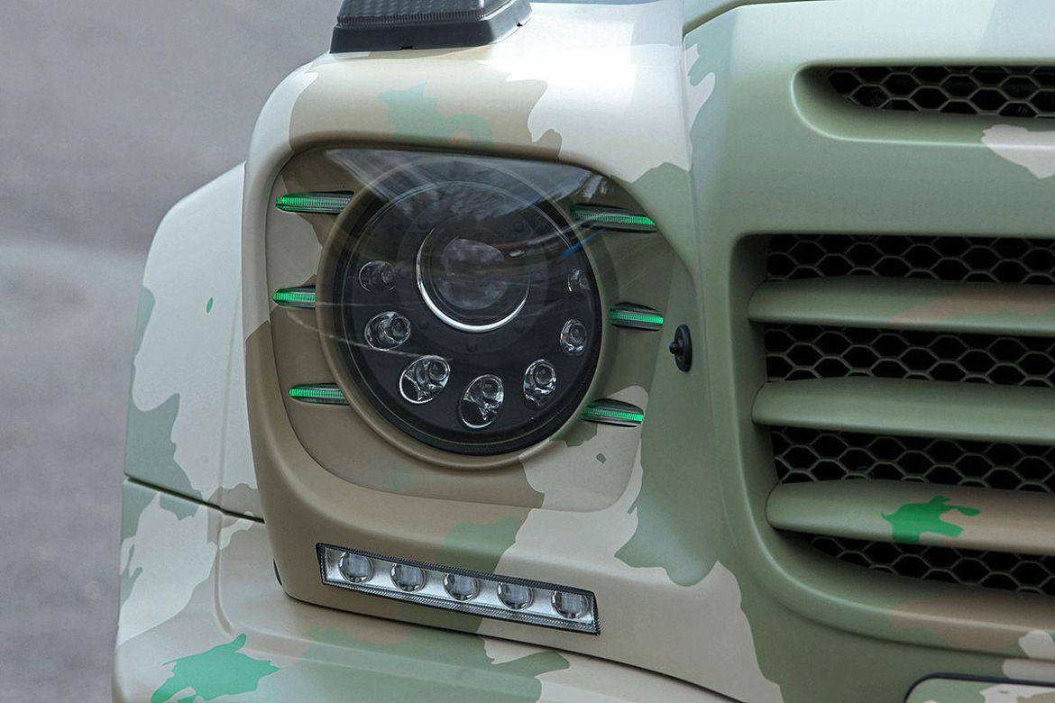 Mercedes-Benz G63 AMG Sahara Edition po tuningu Mansory