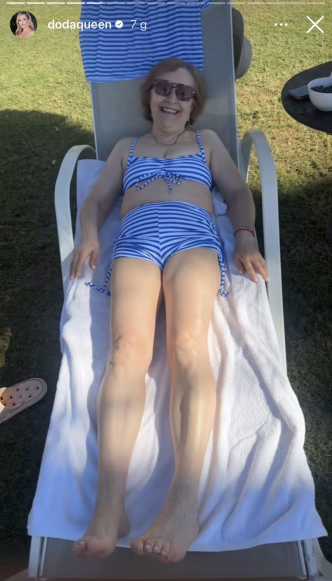 Doda z mamą w Hiszpanii