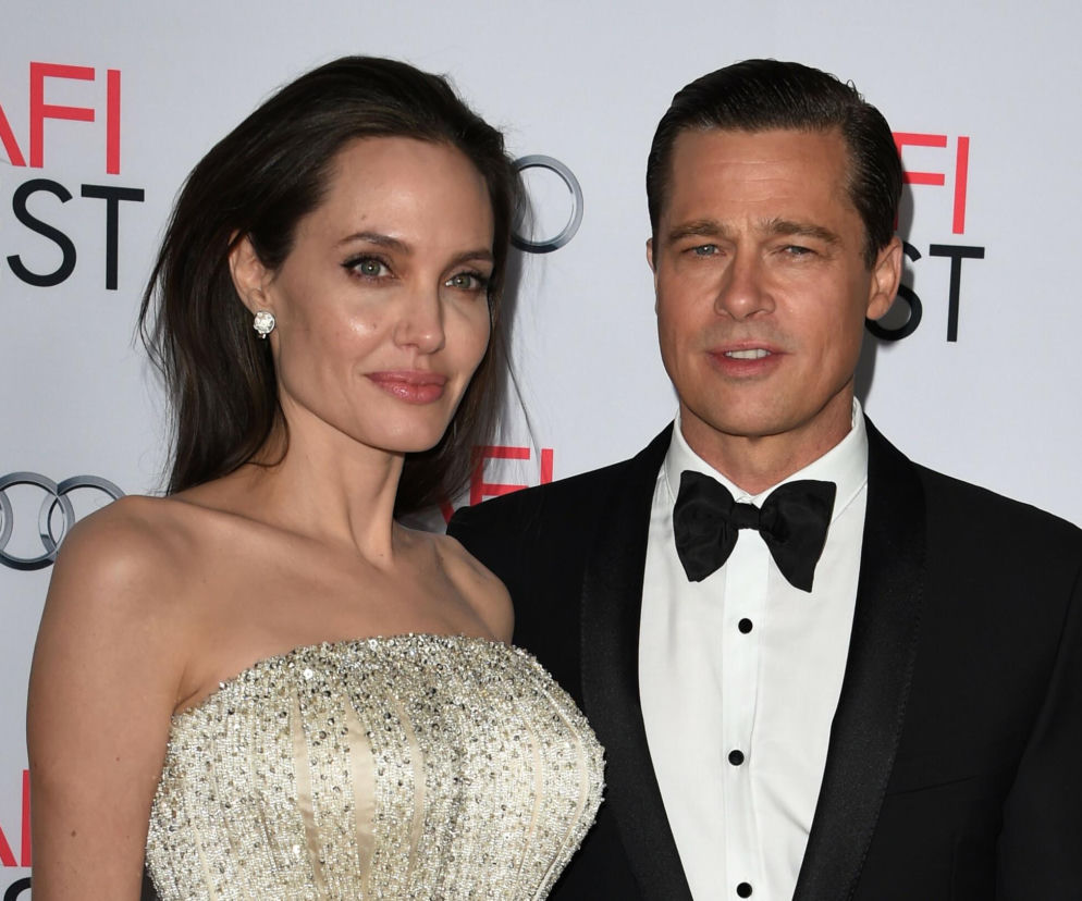 Angelina Jolie i Brad Pitt w 2015 roku