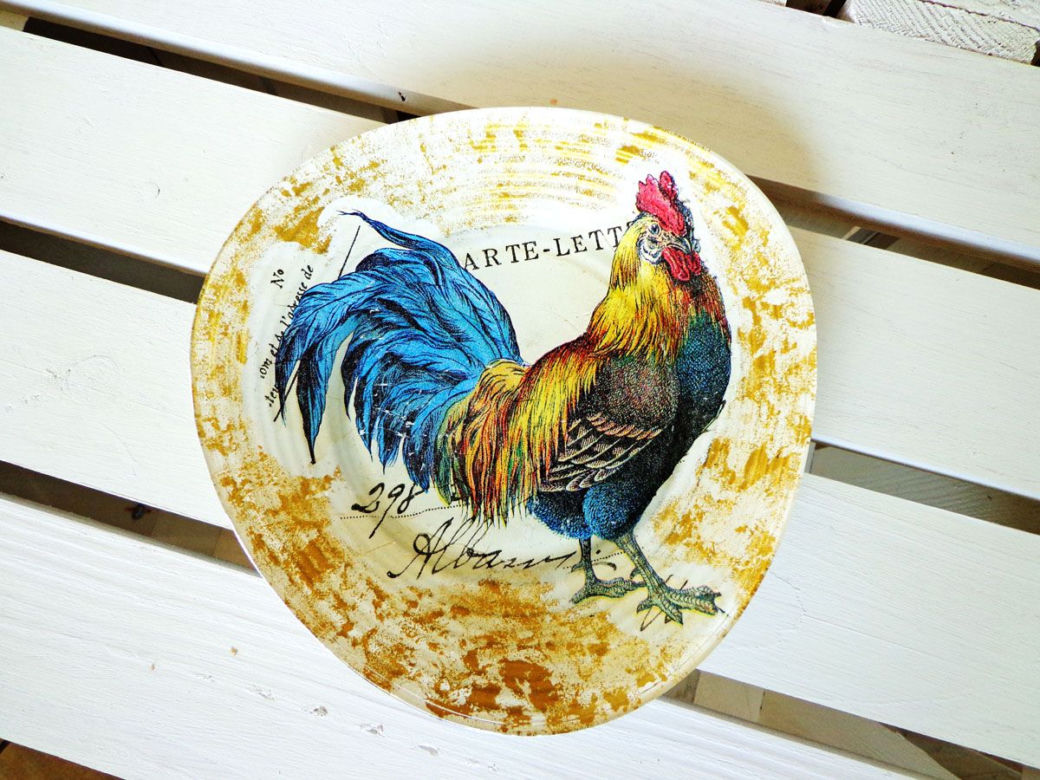 Decoupage na szkle