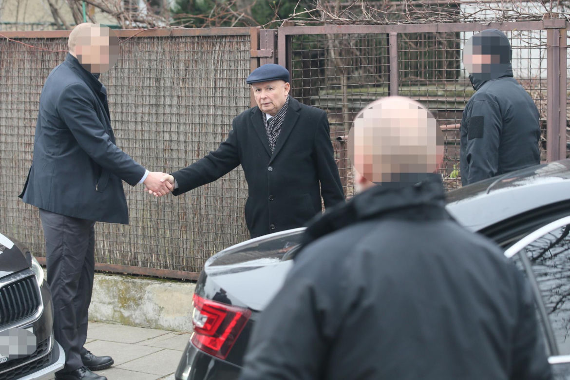 Jarosław Kaczyński z ochroną
