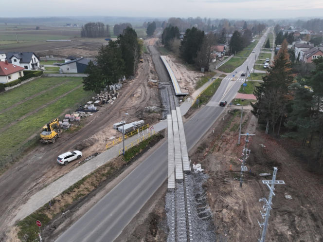 Budowa linii kolejowe Łomża-Śniadowo