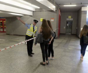 Wypadek na stacji metra Pole Mokotowskie