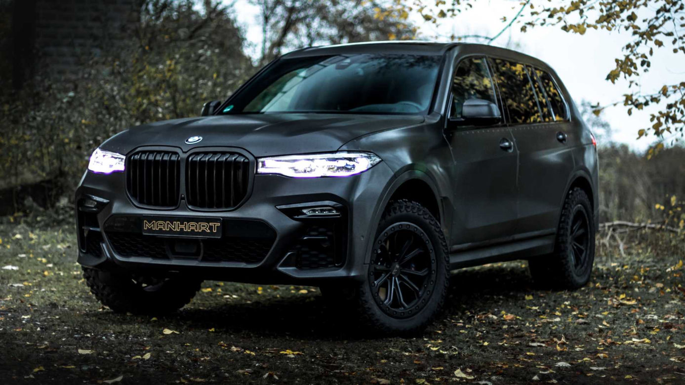 BMW X7 po tuningu Manhart