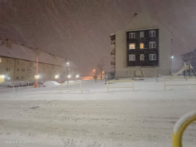 Atak zimy w Olsztynie