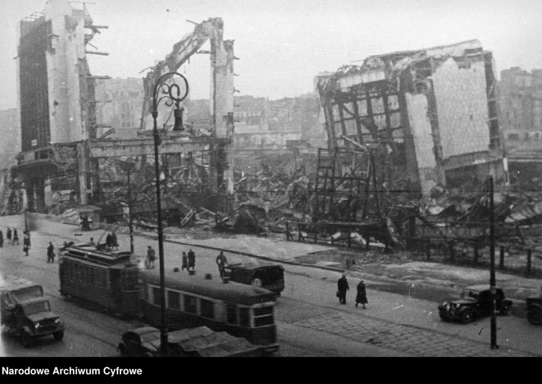 Warszawa dawniej i dziś. Dworzec Główny