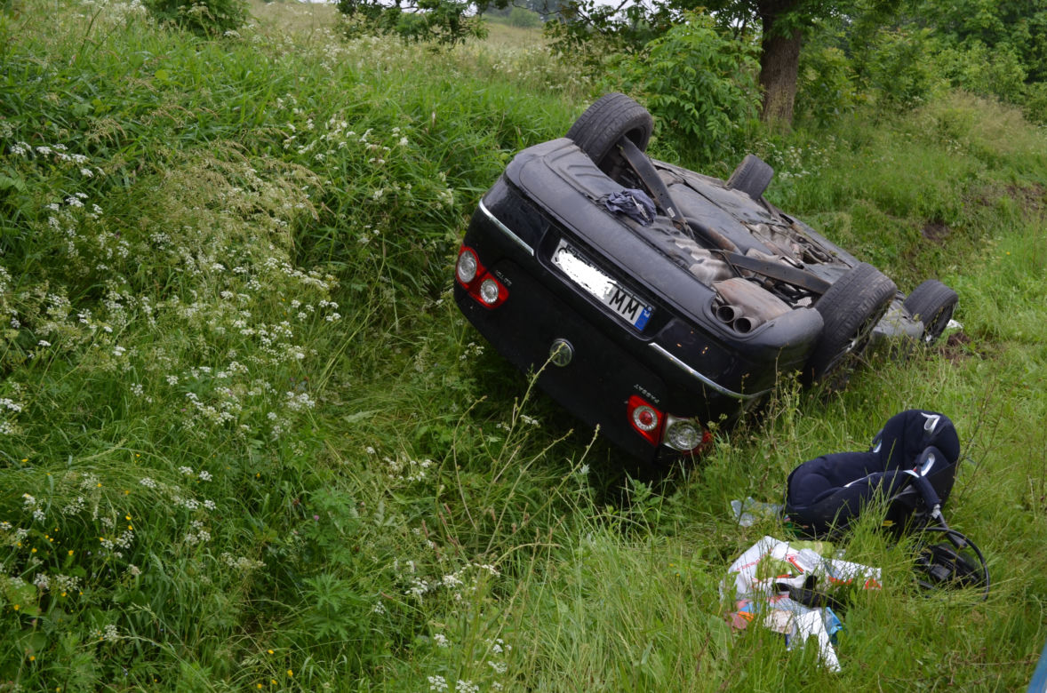 Dachowanie na odcinku Wielka Wieś - Wąchock
