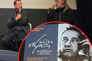 Szesnaście par wąsów i casting bez castingu. Wajda zelektryzował Nowy Jork