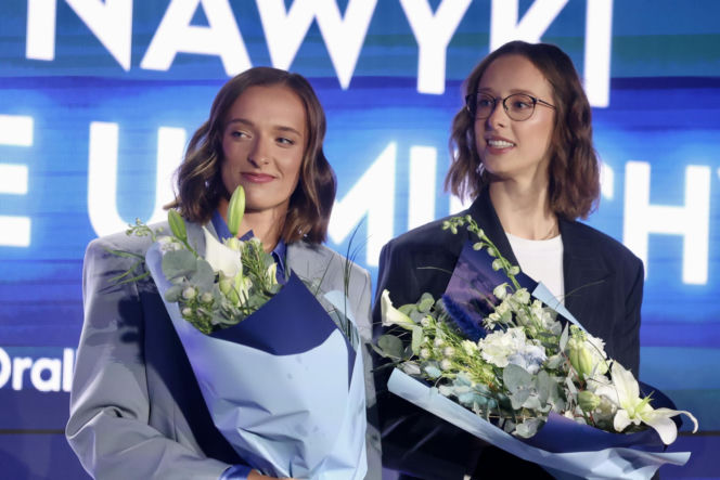 Iga i Agata Świątek na konferencji otwierającej kampanię Oral-B