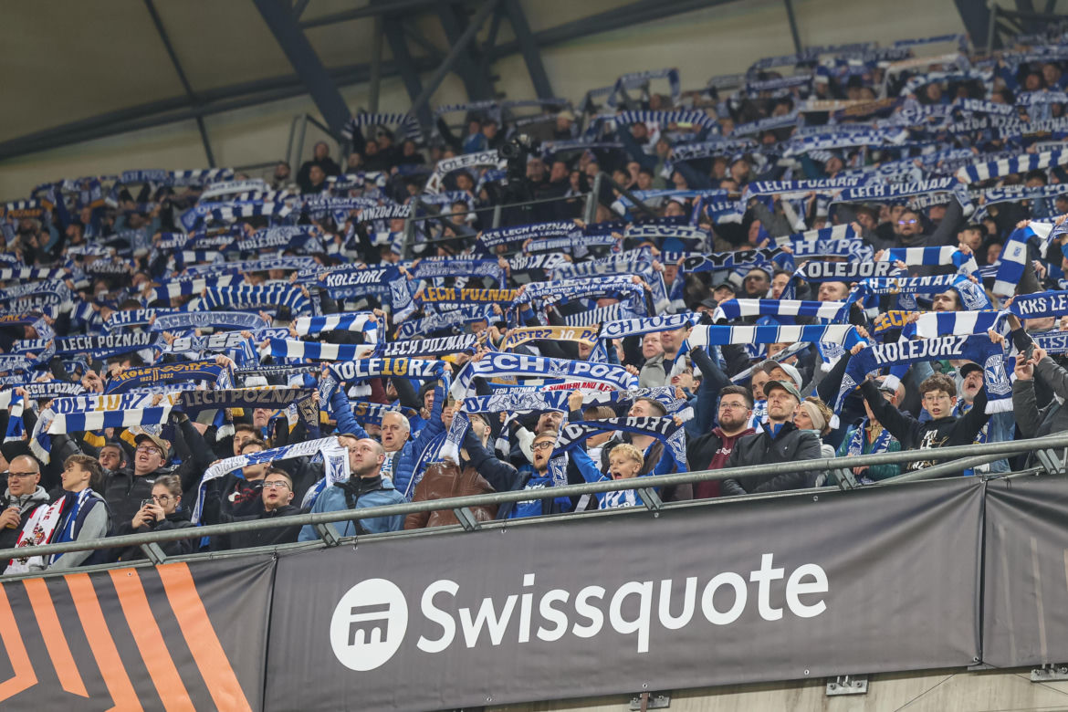 Lech Poznań - Sunderland: Zdjęcia kibiców i zawodników z meczu 3. kolejki fazy ligowej Ligi Europy 2026/27