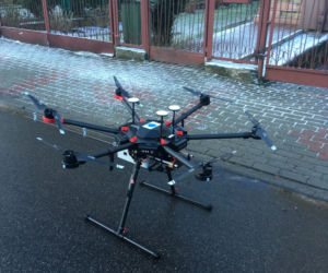 Smog w Szczecinku. Straż Miejska z dronem