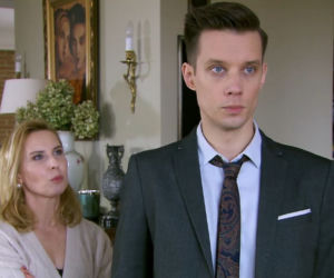 Na Wspólnej odc. 3290. Justyna Zakościelna (Magdalena Kasprzak), Darek Żbik (Michał Mikołajczak)