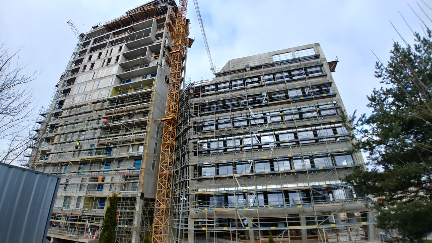 Centaurus. Trwa budowa największego budynku w Olsztynie. Zobacz postępy prac