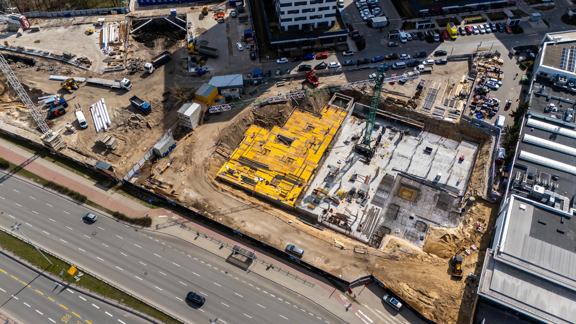 Budowa Mocha Tower w Warszawie