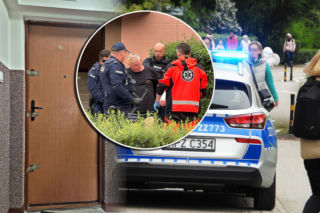 Sąsiadka usłyszała krzyki policji. Chwilę później z bloku wyprowadzili Bogdana całego we krwi