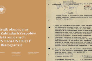 Przystanek Historia o strajku w Białogardzie w 1981 roku