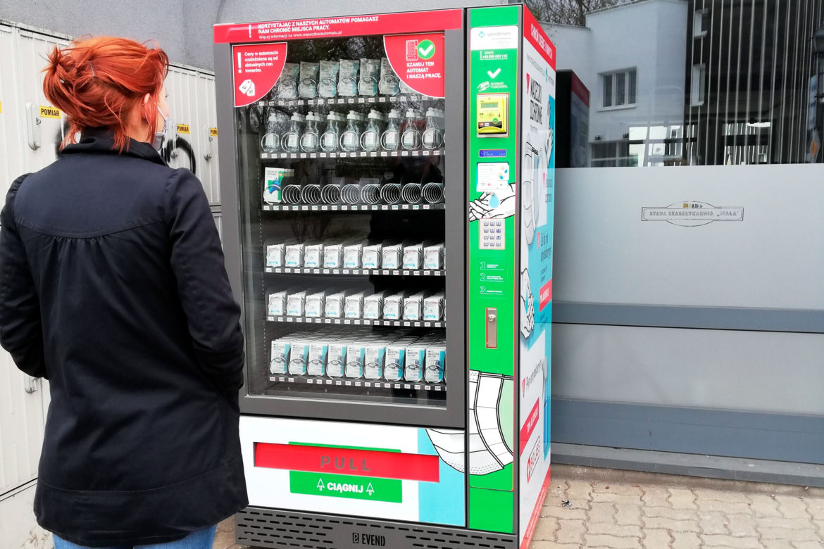 Pierwszy maseczkomat stanął w Legionowie