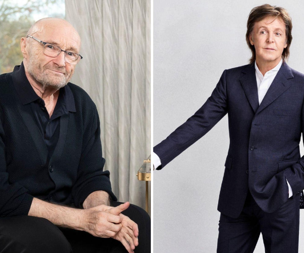 Muzycy Phil Collins oraz Paul McCartney. O ich dawnym konflikcie przeczytasz na EskaRock.