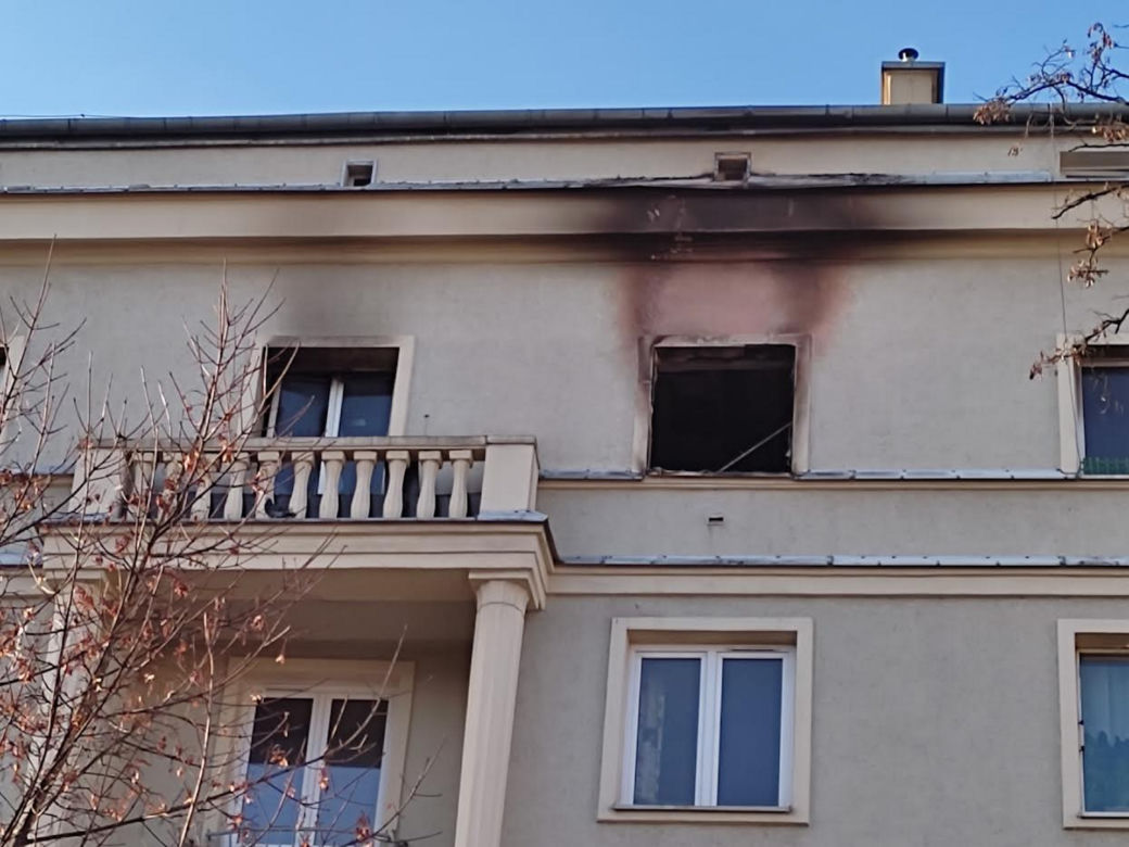 Dramatyczny pożar w Nowej Hucie