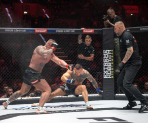 Denis Załęcki - Bartek Szachta na Fame MMA 30