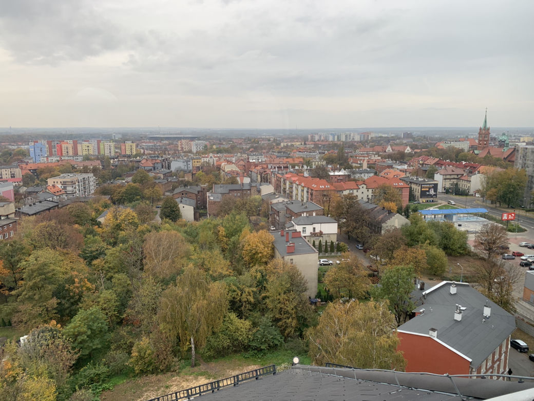 Wieża wodna w Zabrzu z wystawą Carboneum