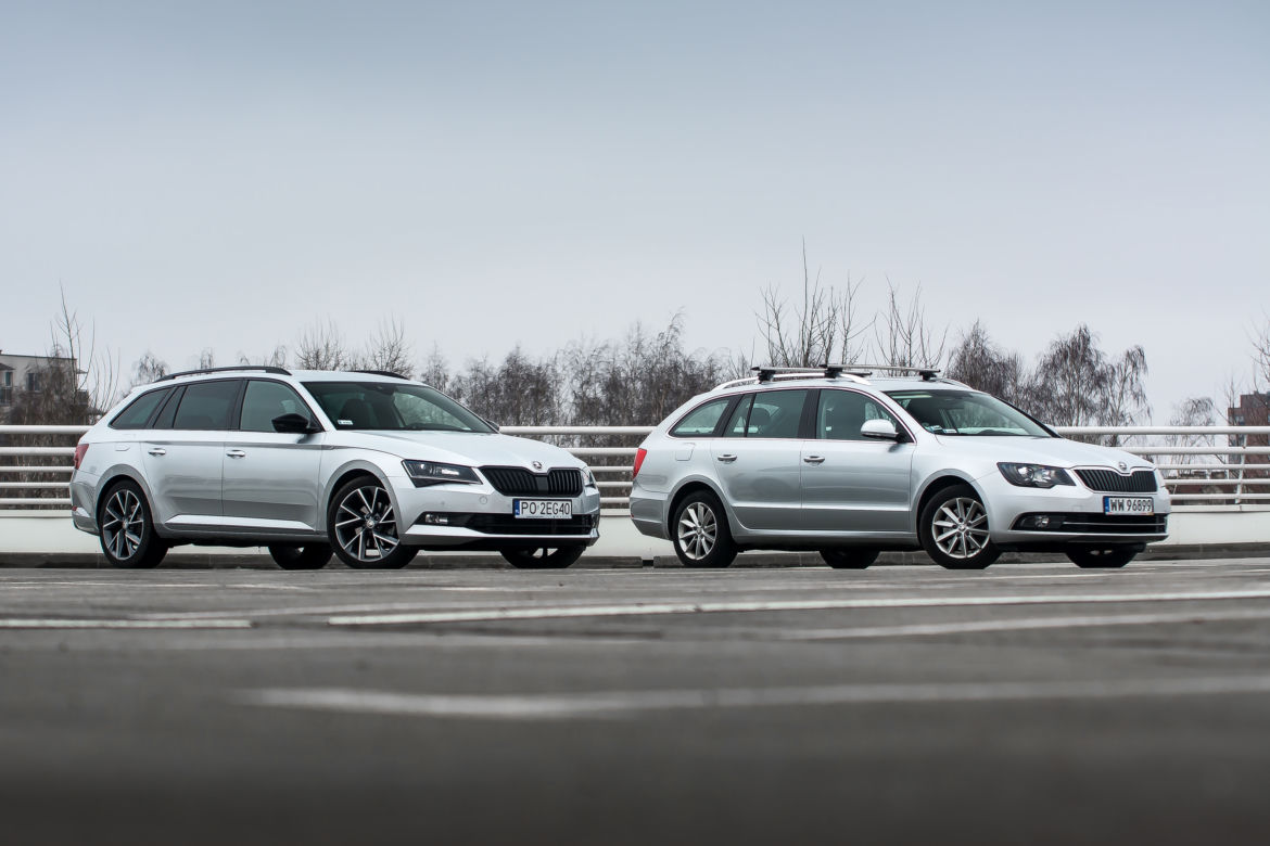 Skoda Superb Combi 2.0 TDI: dwie generacji dużego kombi segmentu D
