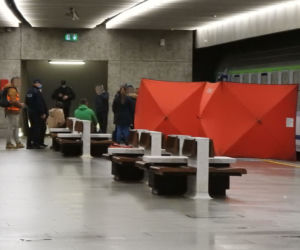 Makabra na dworcu centralnym. Ciało mężczyzny rozjechane przez pociąg