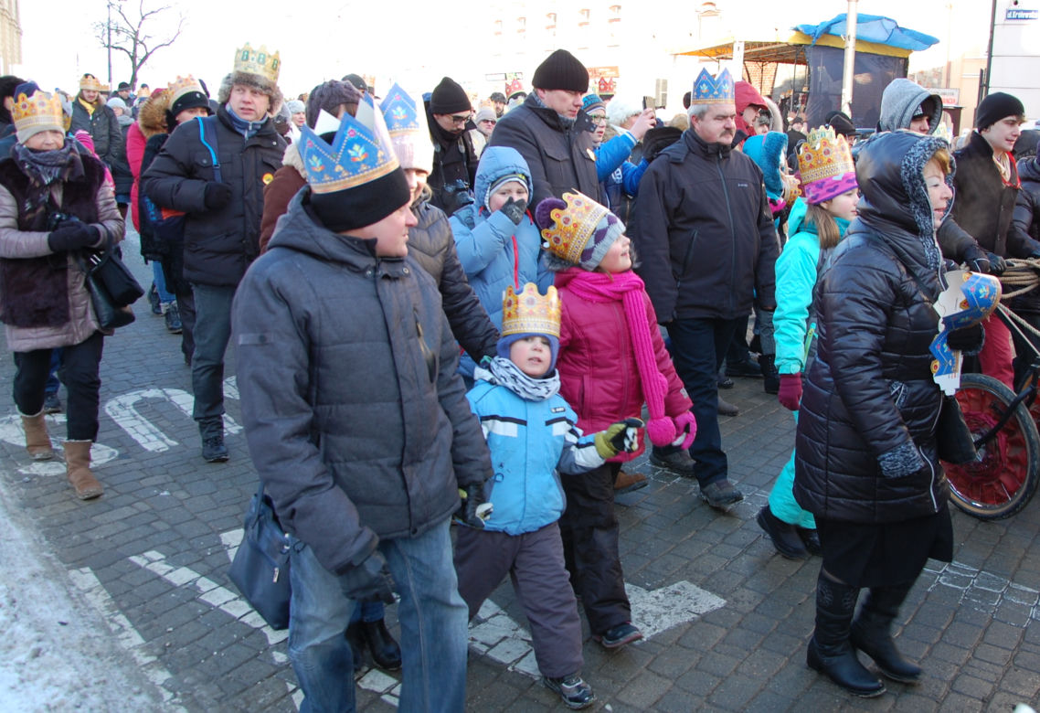 Orszak Trzech Króli 2017 w Lublinie