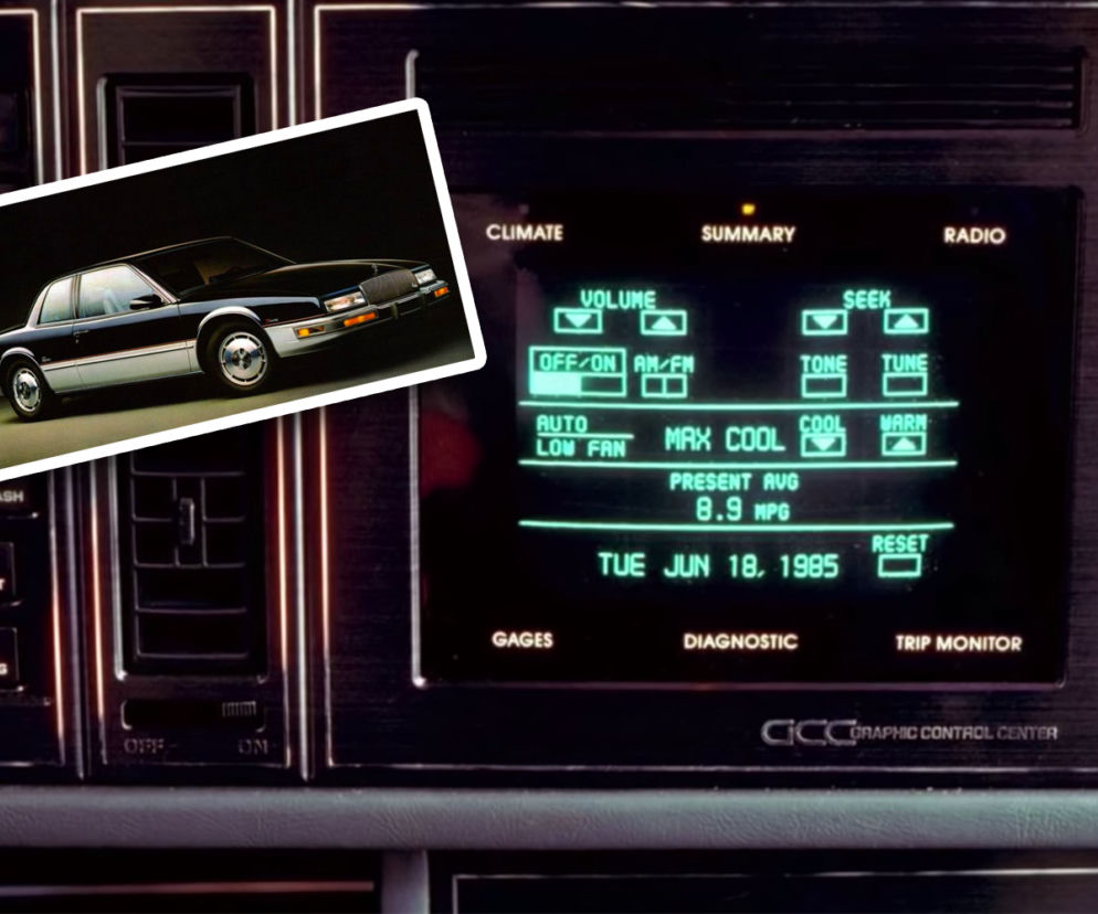 Buick Riviera z 1986 roku miał dotykowy ekran
