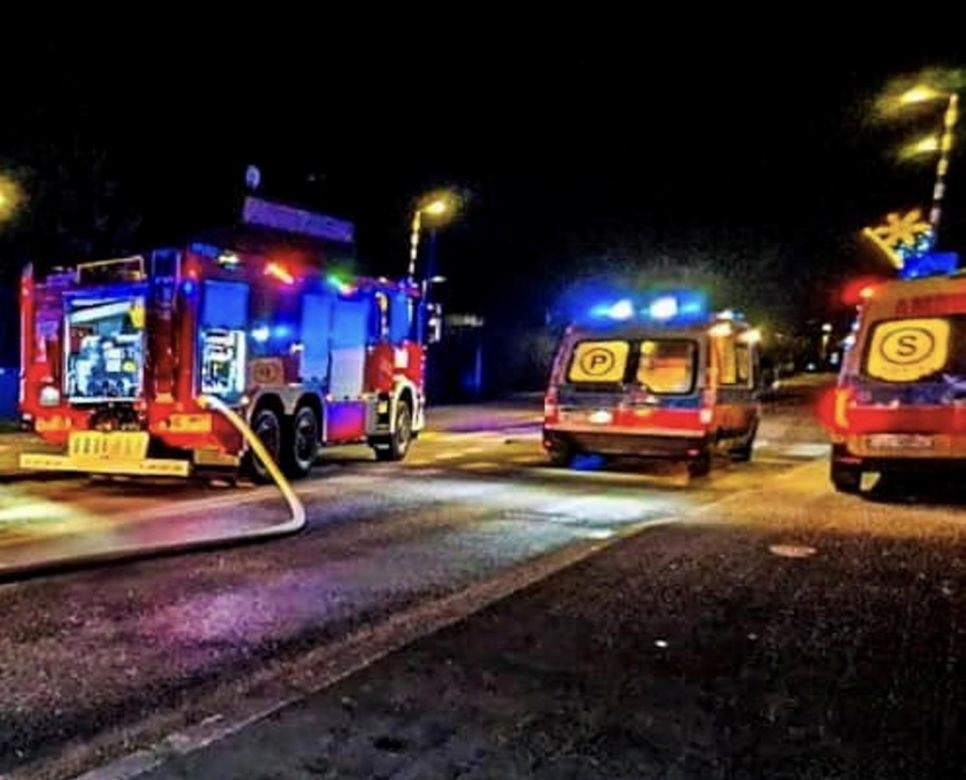 Pożar kamienicy. 14-latek wyskoczył przez okno, uciekając przed ogniem