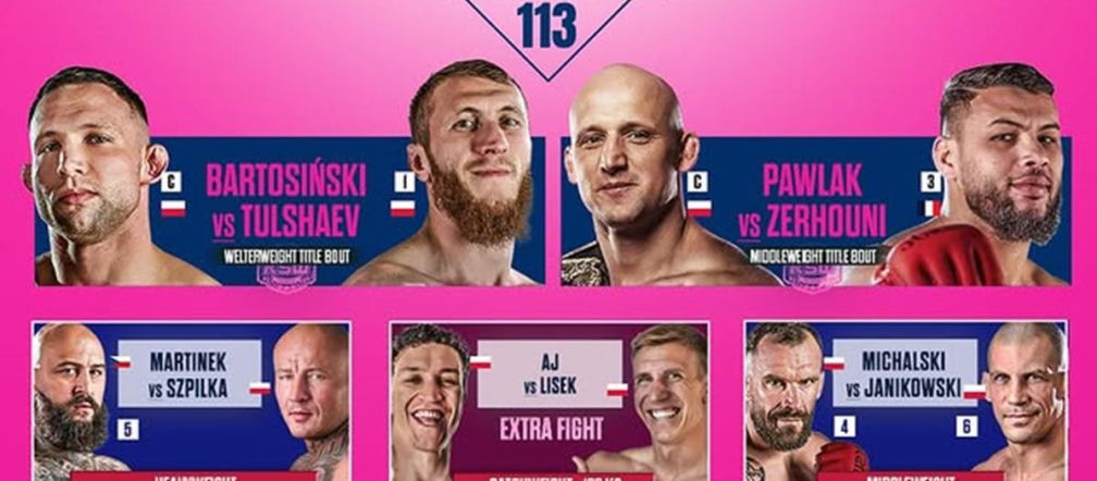 KSW 113: Wyniki gali. Bartosiński i Pawlak z pasami, Szpilka i 